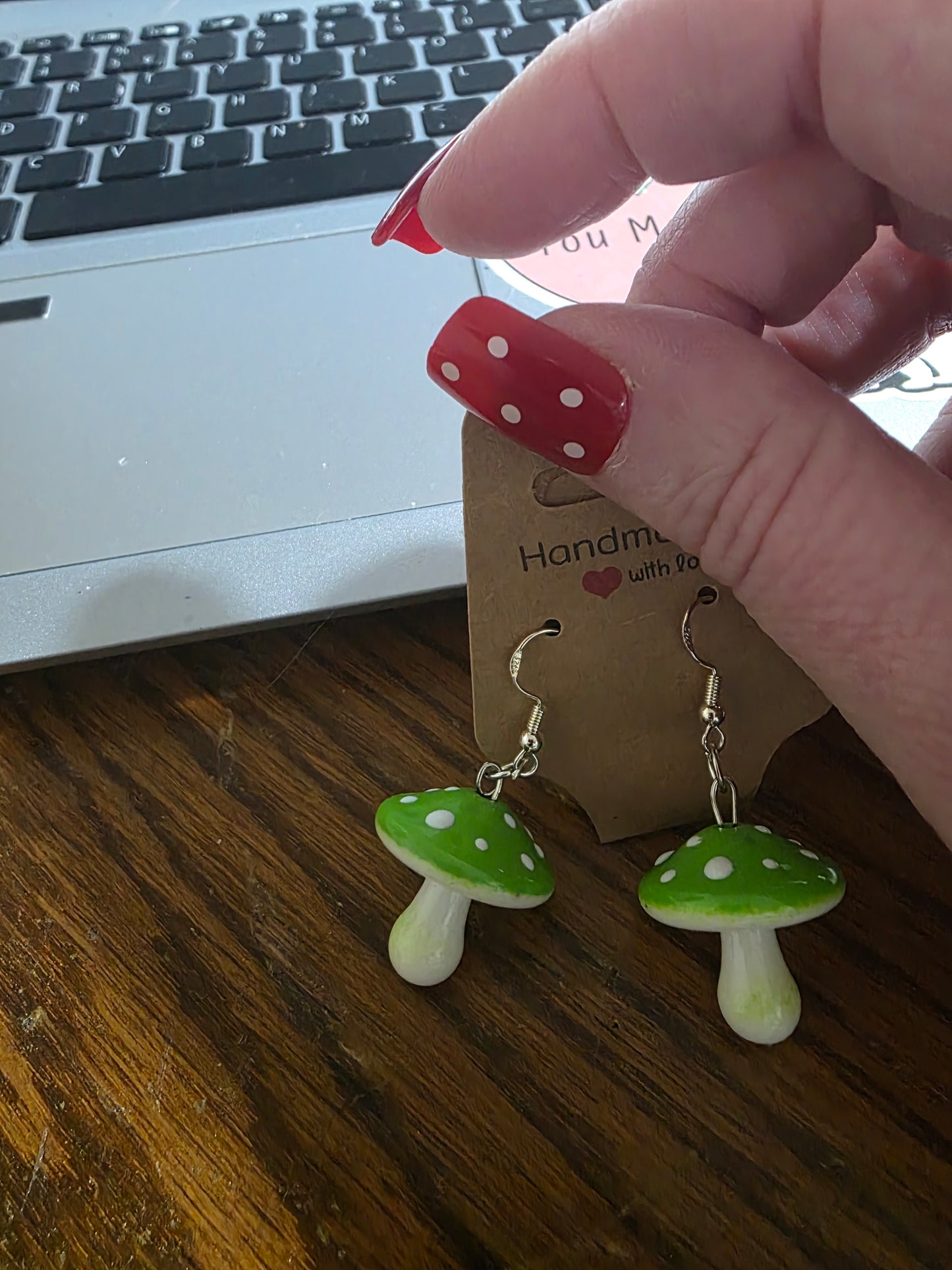 Mushroom Earrings