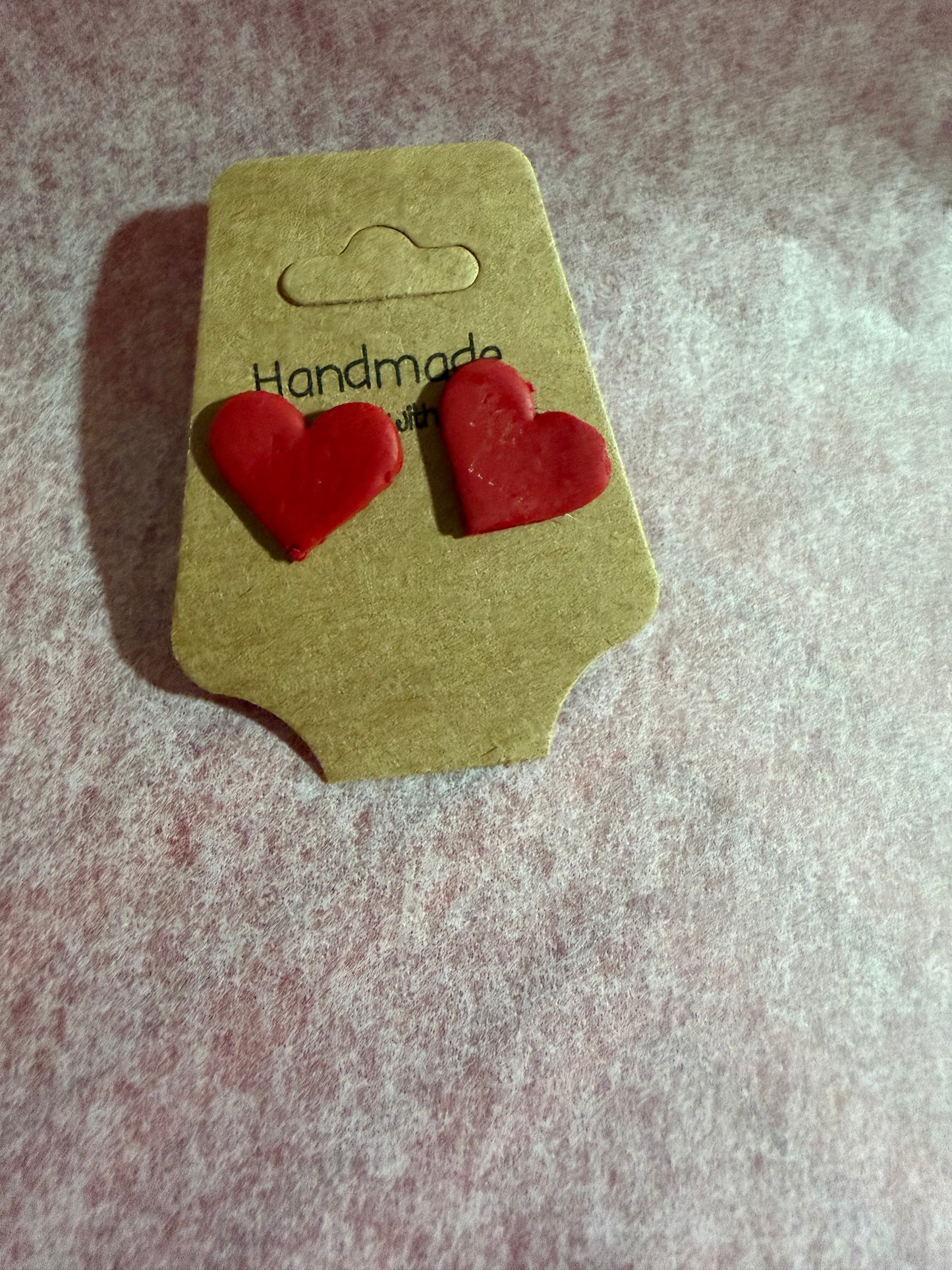 💖 Heartbreaker Studs – Handmade Heart Earrings