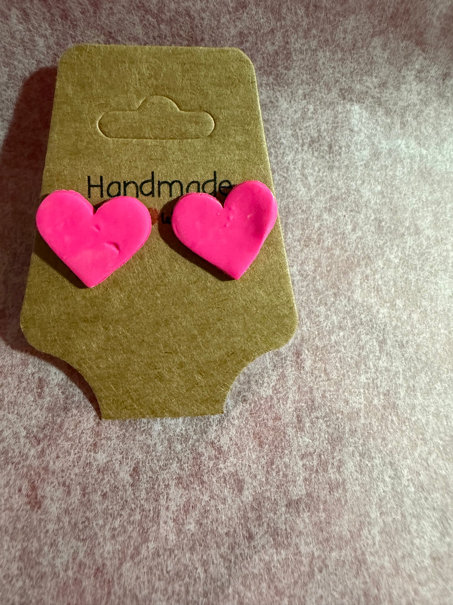 💖 Heartbreaker Studs – Handmade Heart Earrings