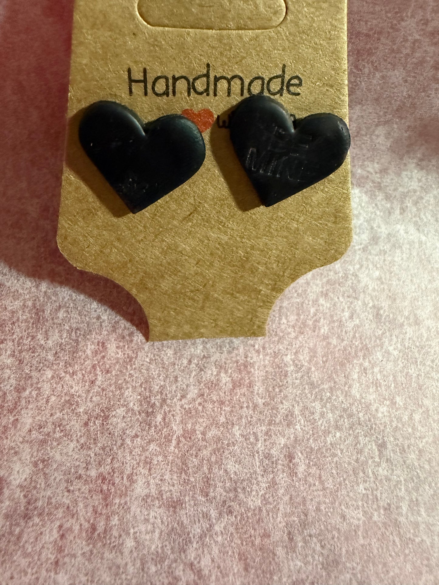 💖 Heartbreaker Studs – Handmade Heart Earrings